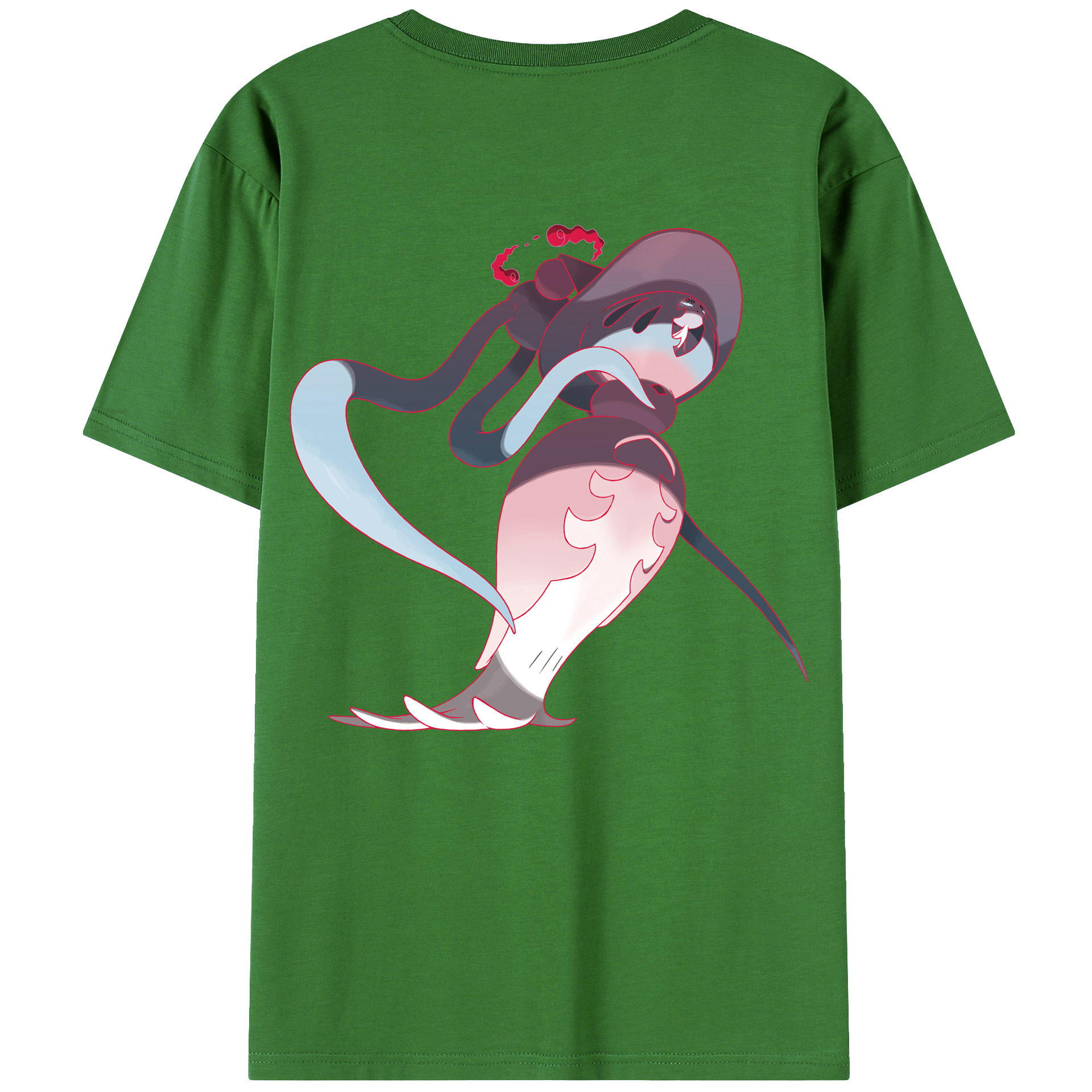 （画像用） ポケットモンスター Pokémon レディース半袖Tシャツ(バックプリント)